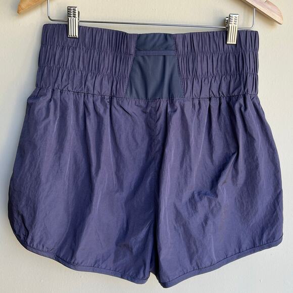 Free People FP Movement Black The Way Home Deep Sea Purple Shorts Size Large - Picture 5 of 11